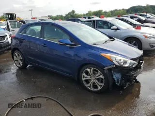 2013 Hyundai Elantra GT with VIN KMHD35LEXDU016908, listed as a Copart auction lot 62122514 with 115,407 mi miles and Salvage Title. Bid and sale history available at carsss.com. Image 4.