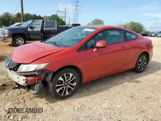 2013 Honda Civic Cpe EX with VIN 2HGFG3B82DH520083, listed as a Copart auction lot 51897505 with 202,796 mi miles and Salvage Title. Bid and sale history available at carsss.com. Image 1.