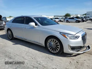 2017 Genesis G90 Ultimate z VIN KMHG54JH8HU032531, wystawiony jako Copart lot #55170875 z przebiegiem 43 109 mil mil oraz Szkoda całkowita • Salvage title. Historia ofert i sprzedaży dostępna na DreamBid. Obrazek 4.