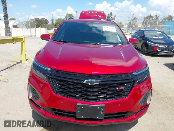 2024 Chevrolet Equinox RS with VIN 3GNAXMEG5RL363141, listed as a IAAI auction lot 41956791 with 10,134 mi miles and . Bid and sale history available at DreamBid. Image 12.