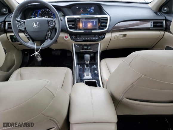 2017 Honda Accord Hybrid EX-L with VIN JHMCR6F58HC001012, listed as a Copart auction lot 50310335 with 89,415 mi miles and Salvage Title. Bid and sale history available at carsss.com. Image 8.