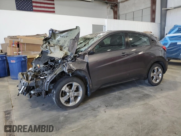 2018 Honda HR-V LX with VIN 3CZRU6H35JG703291, listed as a Copart auction lot 51917495 with 0 mi miles and Salvage Title. Bid and sale history available at carsss.com. Image 1.