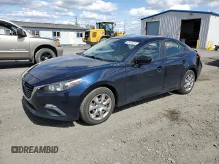 2015 Mazda 3 i SV with VIN JM1BM1T77F1262063, listed as a Copart auction lot 52461315 with 156,851 mi miles and Salvage Title. Bid and sale history available at carsss.com. Image 1.
