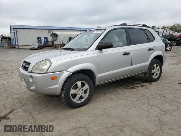 2008 Hyundai Tucson GLS with VIN KM8JM12B08U870022, listed as a Copart auction lot 74515504 with 200,653 mi miles and Salvage Title. Bid and sale history available at carsss.com. Image 1.