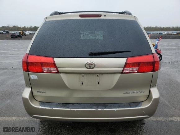 2004 Toyota Sienna XLE with VIN 5TDZA22C44S008497, listed as a Copart auction lot 45468995 with 176,366 mi miles and Salvage Title. Bid and sale history available at carsss.com. Image 6.