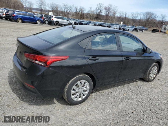 2018 Hyundai Accent SE with VIN 3KPC24A37JE033710, listed as a Copart auction lot 52130895 with 156,921 mi miles and Clean Title. Bid and sale history available at carsss.com. Image 3.