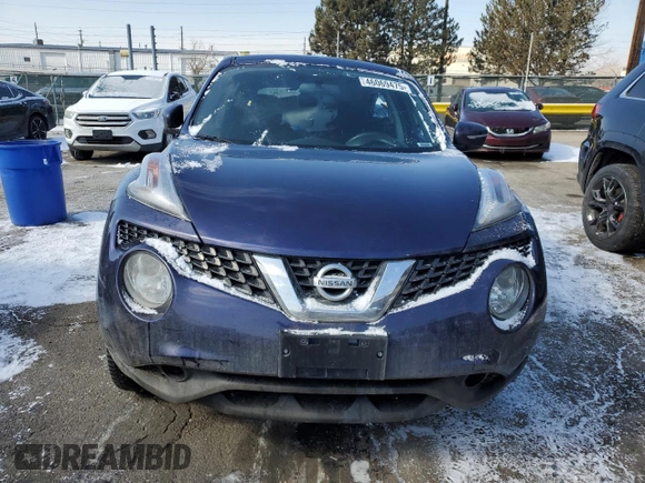 2015 Nissan Juke S with VIN JN8AF5MV8FT566182, listed as a Copart auction lot 46069475 with 78,028 mi miles and Non Repairable. Bid and sale history available at carsss.com. Image 5.