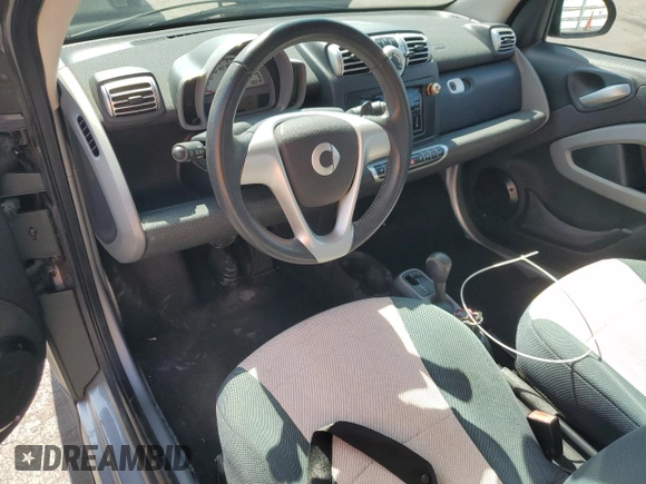 2009 Smart fortwo Passion with VIN WMEEK31X59K232027, listed as a Copart auction lot 55982195 with 63,945 mi miles and Salvage Title. Bid and sale history available at DreamBid. Image 8.