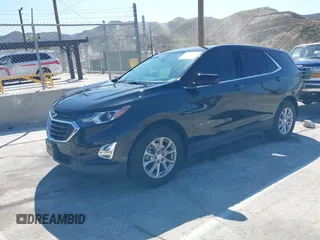 2020 Chevrolet Equinox LT with VIN 3GNAXKEV9LL188824, listed as a IAAI auction lot 41788255 with 42,727 mi miles. Bid and sale history available at carsss.com. Image 2.