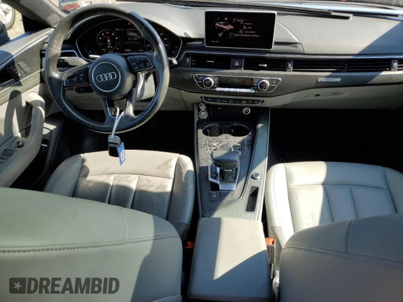 2018 Audi A5 Sportback Premium Plus with VIN WAUBNCF52JA129963, listed as a Copart auction lot 69507693 with 58,448 mi miles. Bid and sale history available at carsss.com. Image 8.