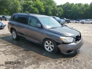 2008 Toyota Highlander with VIN JTEDS41A482007989, listed as a Copart auction lot 58773345 with 388,363 mi miles and Salvage title. Bid and sale history available at DreamBid. Image 4.