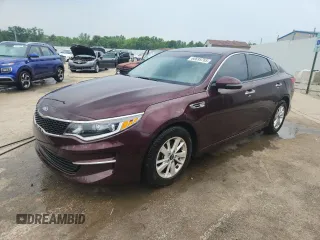 2016 Kia Optima LX with VIN 5XXGT4L31GG024108, listed as a Copart auction lot 60695765 with 92,417 mi miles and Salvage title. Bid and sale history available at DreamBid. Image 1.