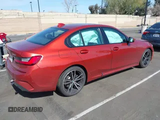 2021 BMW 3 Series 330i with VIN 3MW5R1J02M8B52337, listed as a IAAI auction lot 41610136 with 1 mi miles. Bid and sale history available at carsss.com. Image 4.