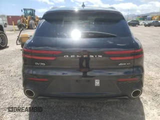 2022 Genesis GV70 Sport with VIN KMUMCDTC5NU036592, listed as a Copart auction lot 57786223 with 17,158 mi miles and Non repairable. Bid and sale history available at DreamBid. Image 6.