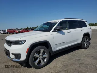 2021 Jeep Grand Cherokee Limited z VIN 1C4RJKBG6M8124274, wystawiony jako Copart lot #59909535 z przebiegiem 63 518 mil mil oraz Szkoda całkowita • Salvage title. Historia ofert i sprzedaży dostępna na DreamBid. Obrazek 1.