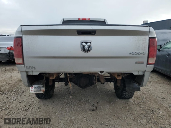 2012 Ram 2500 ST with VIN 3C6UD5HL7CG334115, listed as a Copart auction lot 44383305 with 131,830 mi miles and Salvage Title. Bid and sale history available at carsss.com. Image 6.