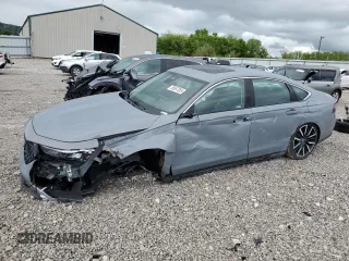 2025 Honda Accord Touring with VIN 1HGCY2F81SA001591, listed as a Copart auction lot 55657265 with Not provided miles and Salvage title. Bid and sale history available at DreamBid. Image 1.