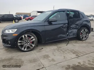 2019 Audi SQ5 Prestige with VIN WA1C4AFY2K2095294, listed as a Copart auction lot 43873495 with 0 mi miles and Salvage Title. Bid and sale history available at carsss.com. Image 1.
