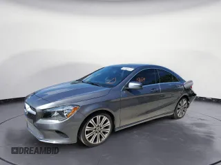 2018 Mercedes-Benz CLA with VIN WDDSJ4EB5JN662321, listed as a Copart auction lot 49166413 with 12,424 mi miles. Bid and sale history available at carsss.com. Image 1.