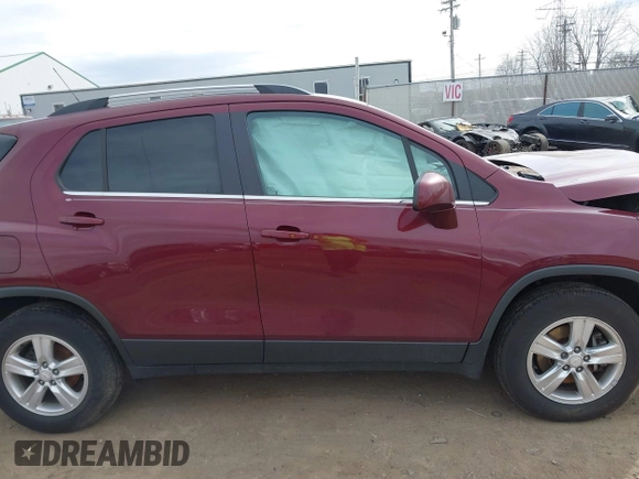 2017 Chevrolet Trax LT with VIN 3GNCJPSB2HL266871, listed as a IAAI auction lot 41840039 with 89,906 mi miles. Bid and sale history available at carsss.com. Image 13.