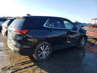 2022 Chevrolet Equinox LT with VIN 3GNAXUEV9NL269501, listed as a Copart auction lot 46684515 with 75,590 mi miles and Non Repairable. Bid and sale history available at carsss.com. Image 3.
