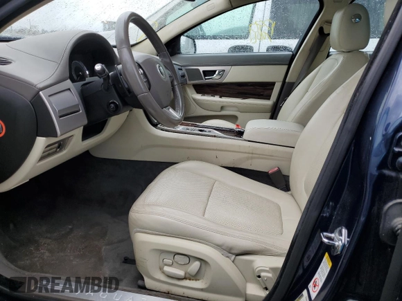 2010 Jaguar XF Premium Luxury with VIN SAJWA0GBXALR74276, listed as a Copart auction lot 79455534 with 0 mi miles and Salvage Title. Bid and sale history available at carsss.com. Image 7.