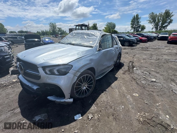 2022 Mercedes-Benz GLE 450 with VIN 4JGFB5KB0NA649052, listed as a Copart auction lot 64226345 with Not provided miles and Clean title. Bid and sale history available at DreamBid. Image 2.