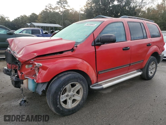 2005 Dodge Durango SLT z VIN 1D4HB48D05F566713, wystawiony jako Copart lot #84339944 z przebiegiem 190 851 mil mil oraz Szkoda całkowita • Salvage title. Historia ofert i sprzedaży dostępna na DreamBid. Obrazek 1.