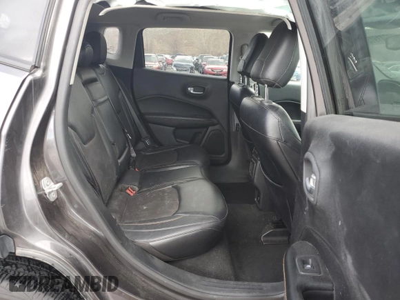 2017 Jeep Compass Latitude with VIN 3C4NJDBB4HT646245, listed as a Copart auction lot 49741915 with 106,710 mi miles and Salvage Title. Bid and sale history available at carsss.com. Image 11.