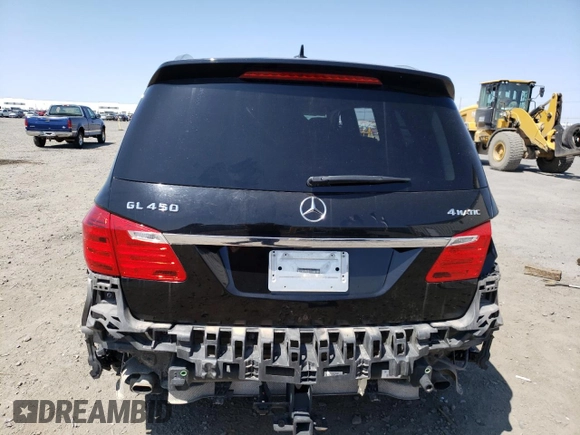 2015 Mercedes-Benz GL-Class GL 450 with VIN 4JGDF6EE7FA502753, listed as a Copart auction lot 54593083 with 136,804 mi miles. Bid and sale history available at carsss.com. Image 6.