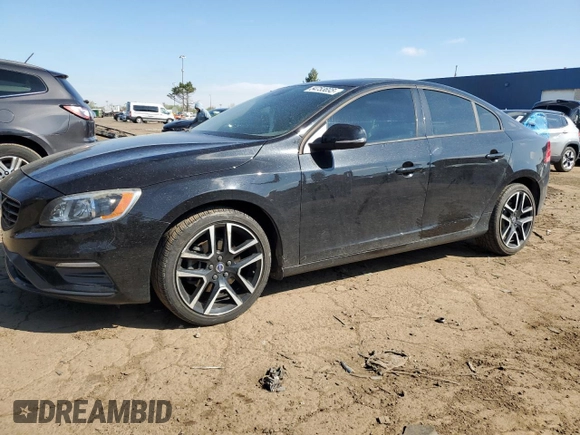 2017 Volvo S60 Dynamic with VIN YV126MFL5H2435350, listed as a Copart auction lot 54753695 with 82,765 mi miles and Clean title. Bid and sale history available at DreamBid. Image 1.