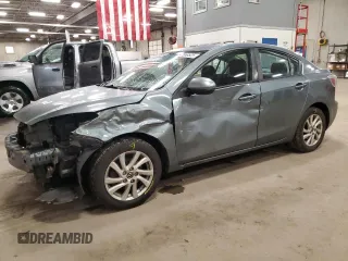 2013 Mazda 3 i Grand Touring with VIN JM1BL1W70D1758785, listed as a Copart auction lot 47968525 with 129,485 mi miles and Salvage Title. Bid and sale history available at carsss.com. Image 1.