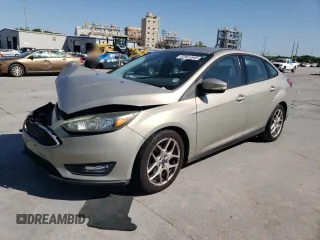 2015 Ford Focus SE with VIN 1FADP3F2XFL302416, listed as a Copart auction lot 52651545 with 79,804 mi miles and Salvage Title. Bid and sale history available at carsss.com. Image 1.