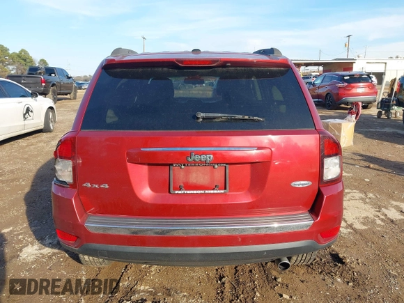 2016 Jeep Compass High Altitude Edition with VIN 1C4NJDEB0GD546448, listed as a IAAI auction lot 41440390 with 139,722 mi miles. Bid and sale history available at carsss.com. Image 16.