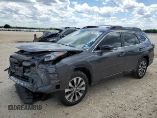 2024 Subaru Outback Limited с VIN 4S4BTANC7R3174390, выставлен на аукционе Copart как лот 56591165 с пробегом 15 918 миль миль и Списание • Salvage title. История ставок и продаж доступна на DreamBid. Изображение 1.