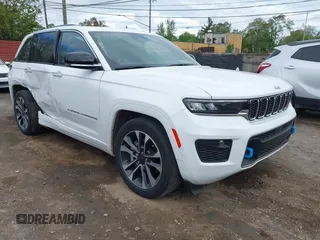 2022 Jeep Grand Cherokee Overland with VIN 1C4RJYD60N8717511, listed as a IAAI auction lot 42366903 with 43,844 mi miles and . Bid and sale history available at DreamBid. Image 1.