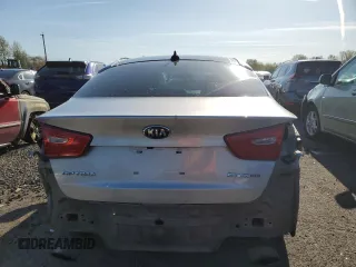 2015 Kia Optima SX Turbo with VIN 5XXGR4A64FG369434, listed as a Copart auction lot 53013555 with 119,398 mi miles and Salvage title. Bid and sale history available at DreamBid. Image 6.