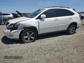 2007 Lexus RX 350 with VIN 2T2HK31U17C032824, listed as a Copart auction lot 56985955 with Not Provided miles and Salvage Title. Bid and sale history available at DreamBid. Image 1.