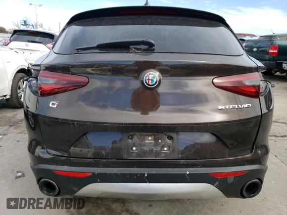 2018 Alfa Romeo Stelvio Ti z VIN ZASFAKBN6J7B80421, wystawiony jako Copart lot #43687775 z przebiegiem 81 426 mil mil oraz Czysty tytuł • Clean title. Historia ofert i sprzedaży dostępna na DreamBid. Obrazek 6.