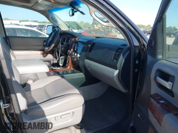 2008 Toyota Sequoia Limited with VIN 5TDZY68A28S011655, listed as a IAAI auction lot 42010093 with 356,580 mi miles and . Bid and sale history available at DreamBid. Image 5.