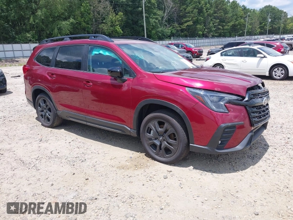 2024 Subaru Ascent Onyx with VIN 4S4WMAHD7R3444141, listed as a IAAI auction lot 42154679 with 20,596 mi miles and . Bid and sale history available at DreamBid. Image 1.