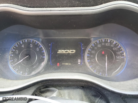 2015 Chrysler 200 Limited with VIN 1C3CCCAB5FN547349, listed as a Copart auction lot 50316675 with 111,564 mi miles and Salvage Title. Bid and sale history available at carsss.com. Image 9.