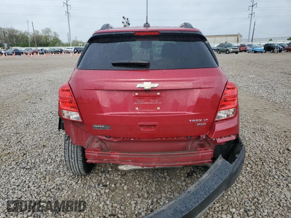 2015 Chevrolet Trax LT with VIN KL7CJRSB3FB117918, listed as a Copart auction lot 54357805 with 54,579 mi miles and Salvage Title. Bid and sale history available at carsss.com. Image 6.