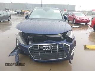 2021 Audi Q5 Premium Plus with VIN WA1BAAFY5M2057078, listed as a IAAI auction lot 41542170 with 37,519 mi miles. Bid and sale history available at carsss.com. Image 12.