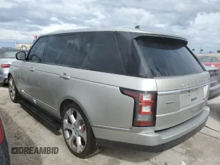 2016 Land Rover Range Rover with VIN SALGV3EF6GA272015, listed as a Copart auction lot 74750434 with 57,778 mi miles and Salvage title. Bid and sale history available at DreamBid. Image 2.