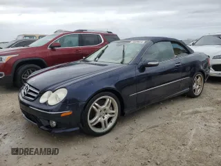 2008 Mercedes-Benz CLK-Class 5.5L with VIN WDBTK72F78T096381, listed as a Copart auction lot 74829614 with 0 mi miles and Non Repairable. Bid and sale history available at carsss.com. Image 1.