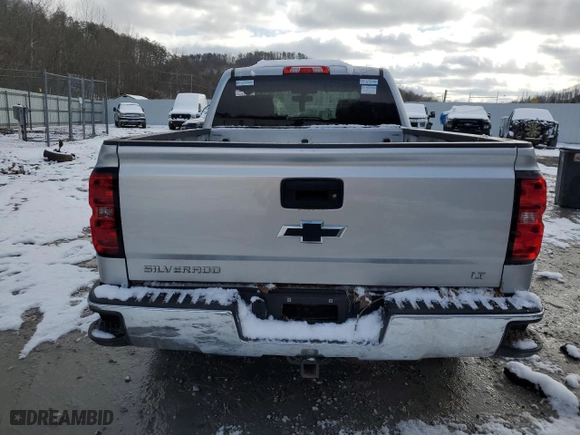2017 Chevrolet Silverado 1500 LT with VIN 1GCVKREC3HZ124150, listed as a Copart auction lot 45327195 with 0 mi miles and Salvage Title. Bid and sale history available at carsss.com. Image 6.