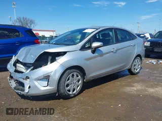 2013 Ford Fiesta SE with VIN 3FADP4BJ7DM207522, listed as a IAAI auction lot 41962314 with 191,550 mi miles. Bid and sale history available at carsss.com. Image 18.