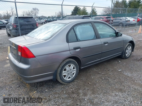 2005 Honda Civic VP with VIN 1HGES16305L010655, listed as a IAAI auction lot 41672395 with 181,899 mi miles and . Bid and sale history available at carsss.com. Image 4.
