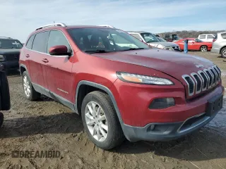 2017 Jeep Cherokee Limited with VIN 1C4PJMDB5HW520136, listed as a Copart auction lot 46643605 with 153,997 mi miles and Salvage Title. Bid and sale history available at carsss.com. Image 4.